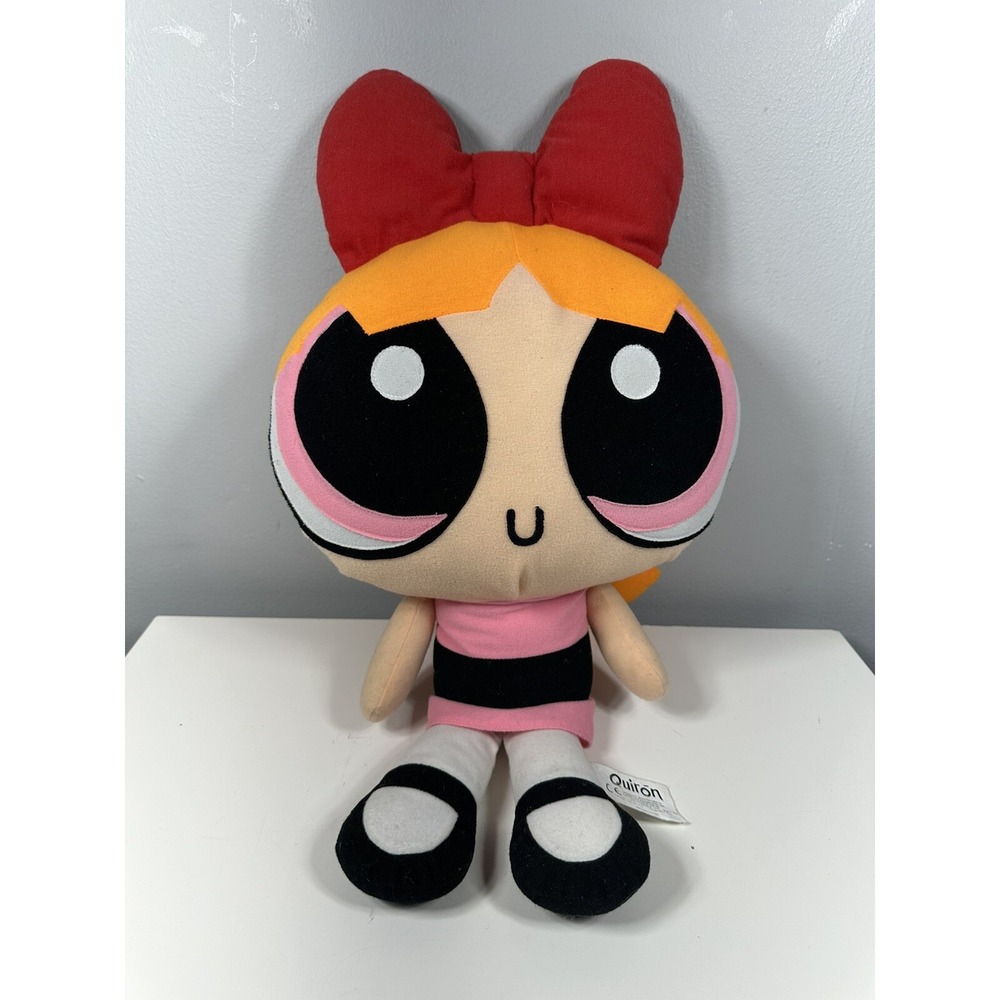 Powerpuff Girls BLOSSOM Plush Doll 22"‎ 2002 Quiron Tag Cartoon Network